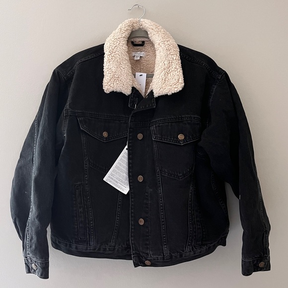 Topshop Oversized Denim Jacket - Picture 3 of 7